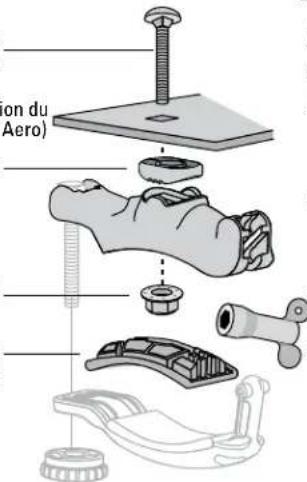 Yakima RaptorAero - BARRES D'ORIGINE SEULEMENT: Réunir l'ensemble profilé/arceau avec les adaptateurs MightyMount universels - 1