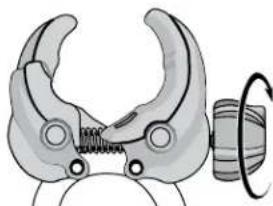 Yakima RaptorAero - JAW ASSEMBLY (Round, Square, or Factory Crossbars) - 7