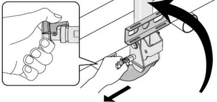 Yakima HoldUp - RELEVER LA BASE EN POSITION VERTICALE. - 1