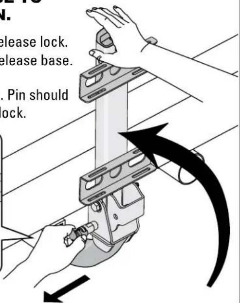 Yakima HoldUp - ROTATE BASE TO UP POSITION. - 2