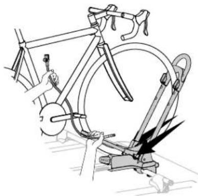 Yakima FrontLoader - POSER LES SERRURES OPTIONNELLES (vendues à part). - 3