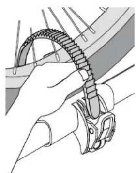 Yakima FrontLoader - Secure rear wheel. - 1