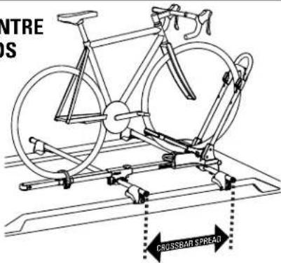 Yakima FrontLoader - *SEPARACION ENTRE TRAVESANOS - 1