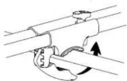 Yakima FrontLoader - Apriete la mordaza trasera. - 1