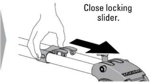 Yakima ForkLift - TIGHTEN DOWN KNOBS, close locking slider. - 4