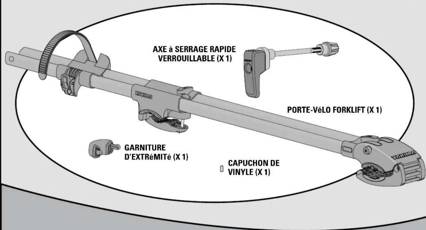 Yakima ForkLift - *DISTANCE ENTRE LES BARRES TRANSVERSALES - 4
