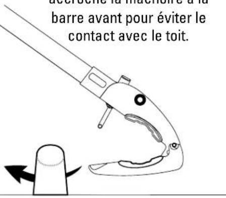 Yakima ForkLift - Accrocher la mâchoire à la barre avant. - 4