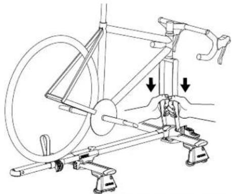 Yakima ForkLift - Remove front wheel and load your bike. - 2