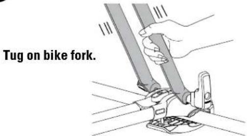 Yakima ForkLift - Check to make sure bike is secure. - 1