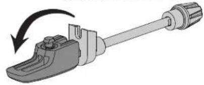 Yakima ForkLift - REMOVE THE KNOB FROM THE SKEWER. - 1