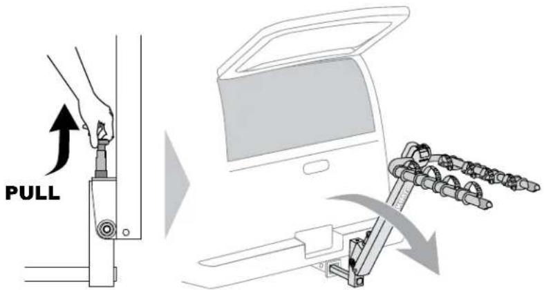 Yakima DoubleDown - CAUTION: Keep fingers away from ALL moving parts! - 1
