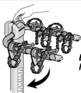 Yakima DoubleDown - Fold carrier arms when not in use. - 1