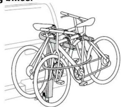 Yakima DoubleDown - Alternate bike directions to avoid interference. - 1