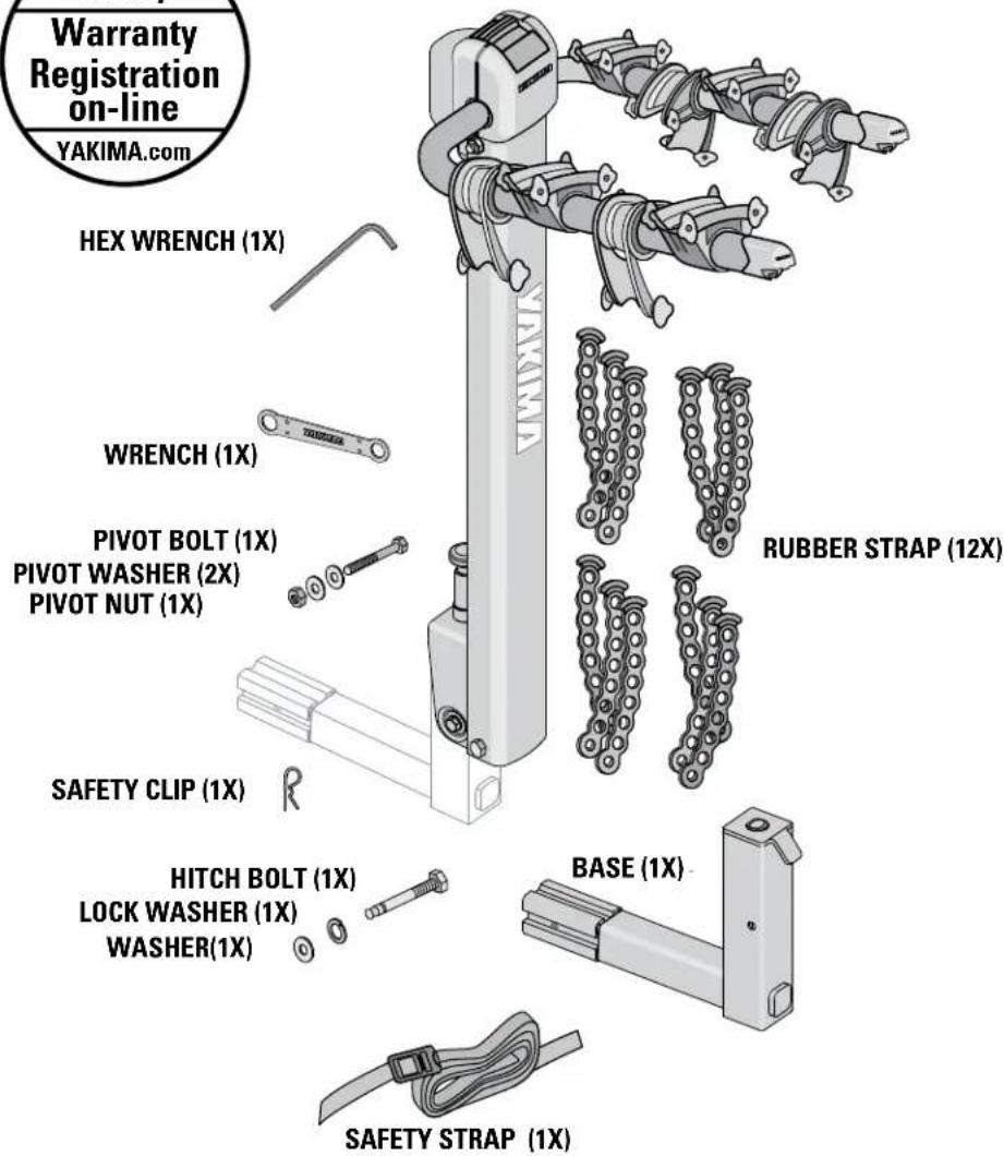 Yakima DoubleDown - DO NOT USE THIS PRODUCT WITH HITCH EXTENDERS. - 2