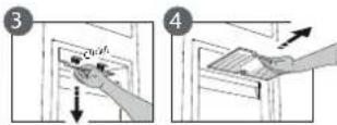 WHIRLPOOL W5 811E OX H - Procedure to clean the stop frost accessory - 3