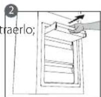 WHIRLPOOL W5 811E OX H - Procedimiento para limpar el accesorio libre de escarcha - 2