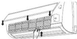 WHIRLPOOL SPIW318L - Pulire il filtro dell'aria - 4