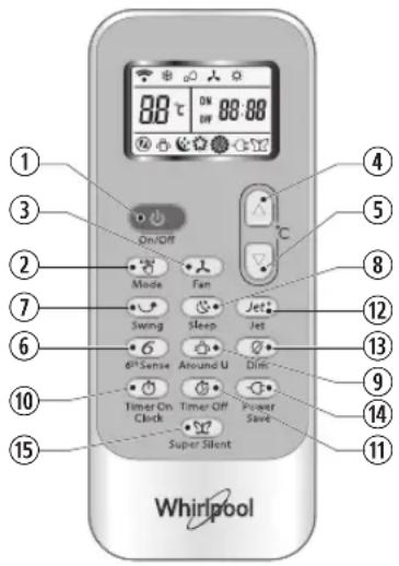 WHIRLPOOL SPIW318L - 12.JET (GYORS) GOMB - 1