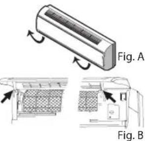 WHIRLPOOL SPIW309L - Pulire il filtro dell'aria - 1