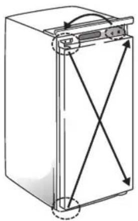 WHIRLPOOL AFB 900 - Reversibilità porta - 1