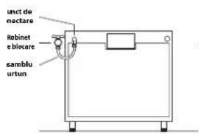 WHIRLPOOL ACMT 6332IX1 - Racordarea la gaze cu furtun din cauciuc - 1