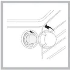 WHIRLPOOL ACMT 6332IX1 - Substituir a lâmpada de iluminação doorno - 1