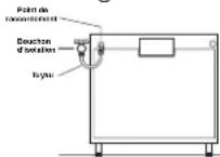 WHIRLPOOL ACMT 6332IX1 - Raccordement gaz par tuyau flexible en caoutchouc - 1