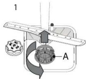 WHIRLPOOL WSFO 3O34 PF X - De afwasmachine mag nicht worden gebrukt zonder filters of als het filter is losgeraatk. - 1