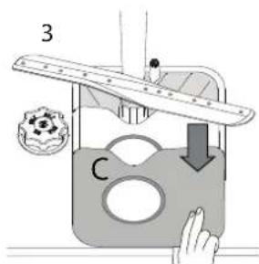 WHIRLPOOL WSFO 3O34 PF X - The dishwasher must not be used without filters or if the filter is loose. - 3