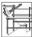 WHIRLPOOL WSFO 3O34 PF X - FOLDABLE FLAPS WITH ADJUSTABLE POSITION - 3