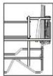 WHIRLPOOL WIC 3C26 F - FOLDABLE FLAPS WITH ADJUSTABLE POSITION - 1