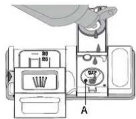 WHIRLPOOL WIC 3C26 F - FILLING THE RINSE AID DISPENSER - 2