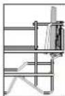 WHIRLPOOL WIC 3C26 F - REGULIOJAMOS PADETIES UZLENKIAMI SKYDELIAI - 1