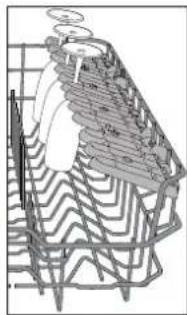 WHIRLPOOL WIC 3C26 F - FOLDABLE FLAPS WITH ADJUSTABLE POSITION - 2