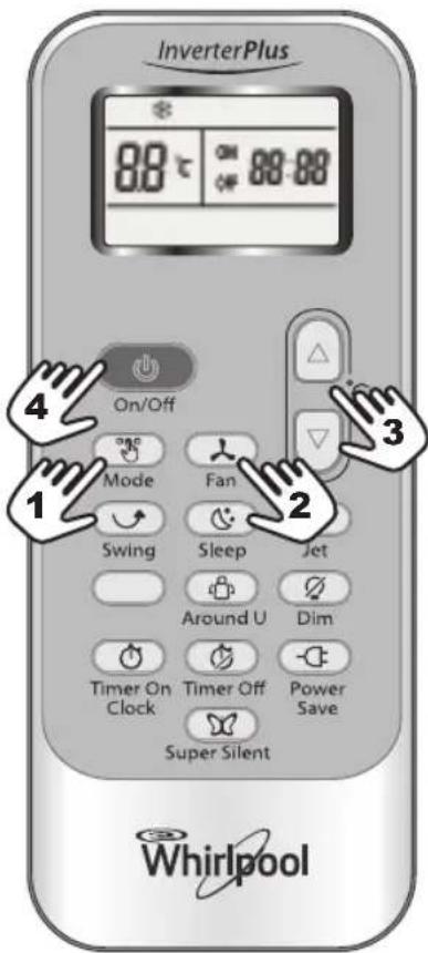 WHIRLPOOL WA24ODU - Zapnuti - 1