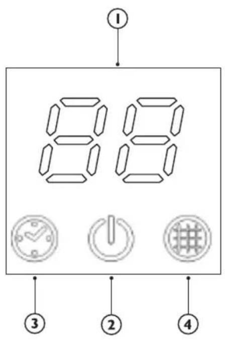WHIRLPOOL WA24ODU - DESCRÊNCÉ DOS INDICADOS DO VISOR DO PAINEL DE CONTROLLO - 5