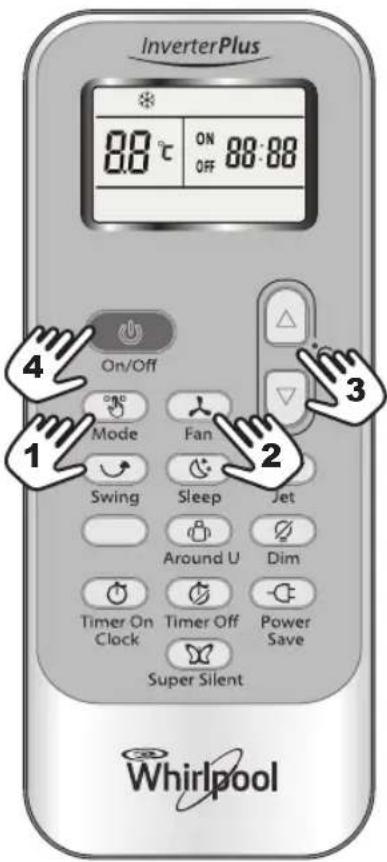 WHIRLPOOL WA24ODU - Turning on - 1