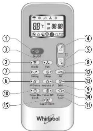 WHIRLPOOL SPIW309A2WF - TASTO JET - 1
