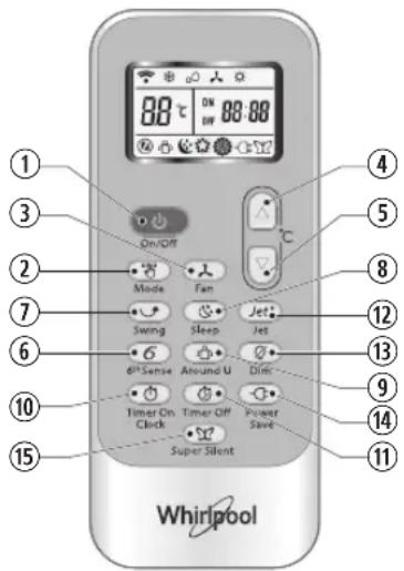 WHIRLPOOL SPIW309A2WF - JET (GYORS) GOMB - 1