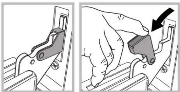 WHIRLPOOL ACMT 6332IX3 - Removing and fitting the oven door: - 1