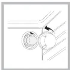 WHIRLPOOL ACMT 6332IX3 - Replacing the oven light bulb - 1