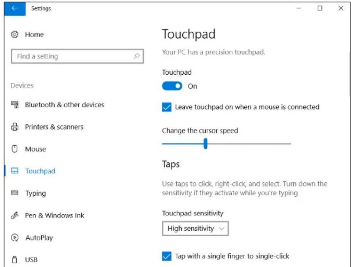 ACER ConceptD 9 Pro - Aλλαγή ριθμίσεων επιφάνειας αφής - 4