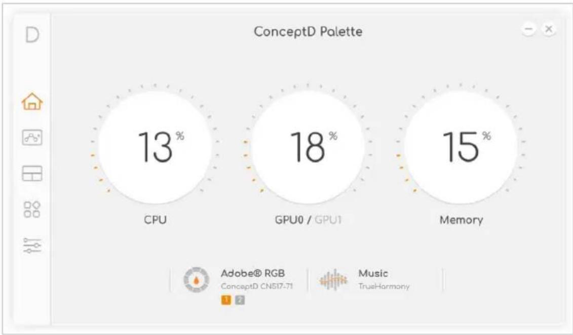 ACER ConceptD 9 Pro - Aλλαγή του προφίλ χρωμάτων - 1