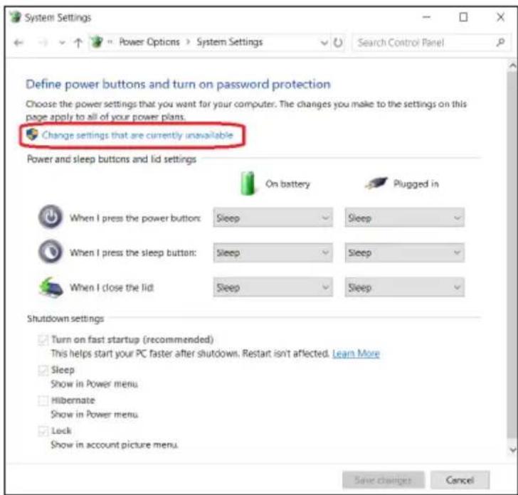 ACER ConceptD 9 Pro - Eπλεξτε [Change settings that are currently unavailable] (Aλλαγή ριθμίσεων που δεν είναι αυτήν τη στιγμή διαθέσιμες). - 1