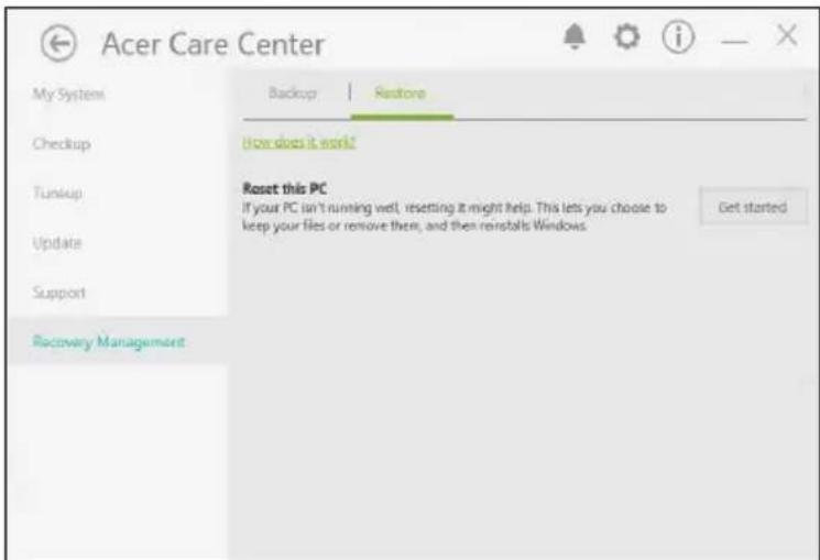 ACER ConceptD 9 Pro - Eπαναφορα του PC και διαγραφή σλων - 1