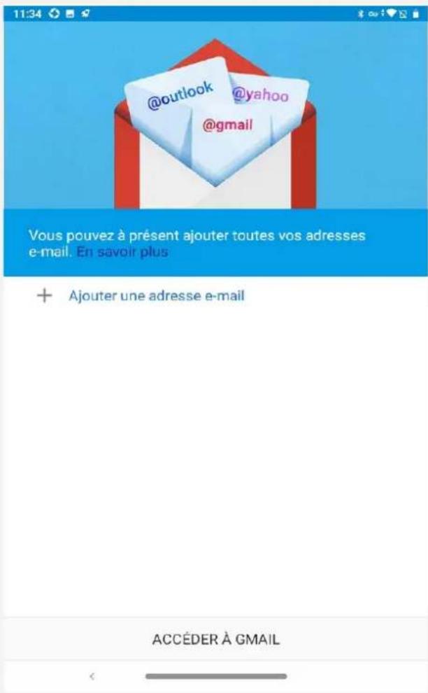 LENOVO Tab M8 - Configuration d'un compte Gmail - 1
