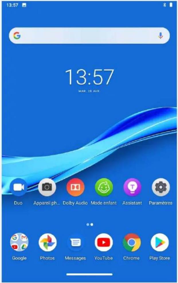 LENOVO Tab M8 - Écran d'accueil - 1