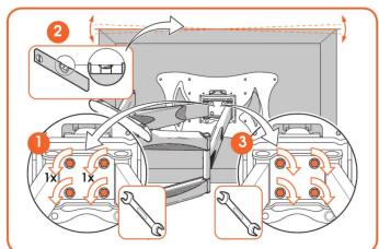 VOGELS Base 45 L - Adjusting TV - 3