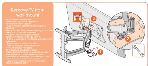 VOGELS Base 45 L - Adjusting TV - 4