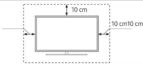 SAMSUNG QE65Q82R - Providing proper ventilation for your TV - 1